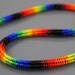 Ndebele Beadwork Necklace - Brilliant Rainbow Pattern