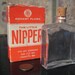 Handblown Glass Pocket Flask, The Little Nipper Stealthy Cigarette Pack Flask, drink on the sly at any event, Made in Finland 1960s