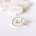 Ceramic Brooch, Speech Bubble Hi