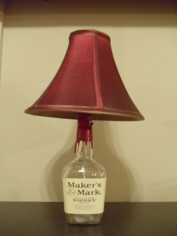 Makers Mark Bottle Lamp by DrunkLight on Etsy