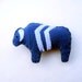 Buffalo chevron totem magnet, number 3