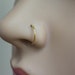 14k gold filled Silver seamless hoops