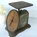 Vintage Kitchen Scale Metal Green