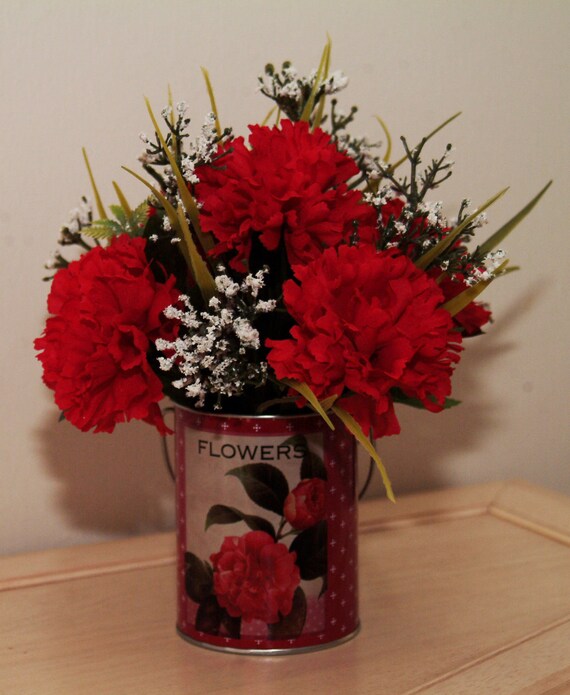 Assorted Small Silk Floral Arrangements by debsKidstuff on Etsy