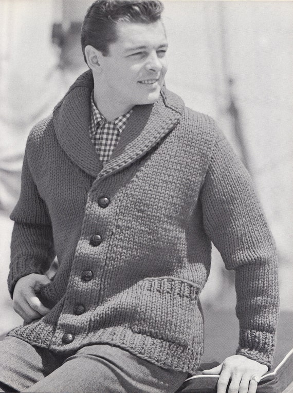 Free mens cardigan knitting patterns