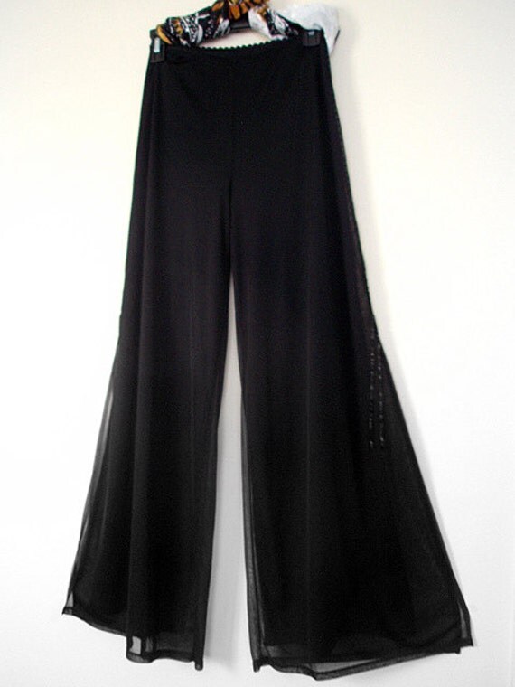 Palazzo Pants Wide Leg Bell Bottoms Hip Huggers by EventOutlet