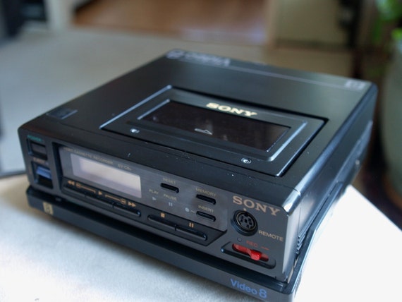 Sony 8mm Video 8 Recorder Player EV-C8U by TheGeekBoutique on Etsy