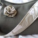 Free Shipping, Half Price, Olive Green Canvas Bag,Everyday Bag , Formal Bag, Single strap, Summer Bag, Evening Bag