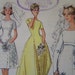 Vintage Simplicity Pattern 5496 - Wedding and Bridesmaid Dresses - 1960s - Size 14 and half Bust 34