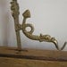 Vintage brass hook - Lady and Gentleman - Dragon hook