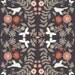 SALE - Ty Pennington Fabric - Foliage Charcoal- Home Decor Fabric