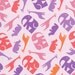SALE - Eleanor Grosch Fabric for Free Spirit- Zoo Menagerie - Cut Out Animals - Purple