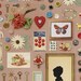 Walnut Hill Farm Collection - Button Box - Pink by Charlotte Lyons for Blend Fabrics