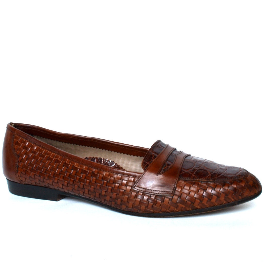 cole haan woven loafers