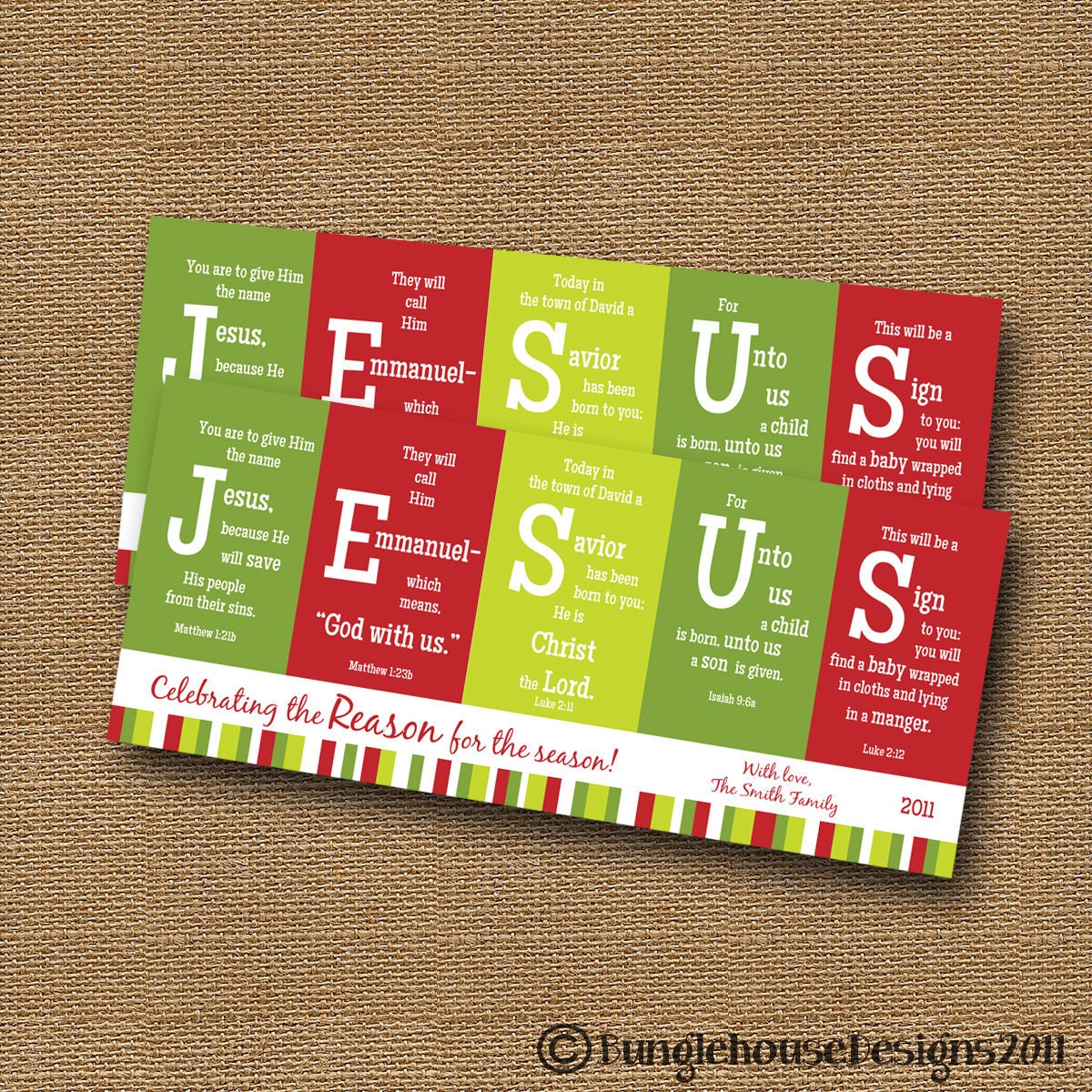 Printable Christmas Card DIY PRINTABLE JESUS