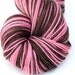 Self Striping Sock Yarn, Superwash Merino and Nylon Fingering Weight, in "Dogwood"