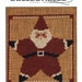 Homespun Collectibles Counted Cross Stitch Santa Pattern Number 8