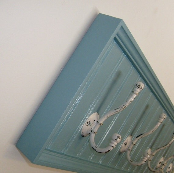 Items similar to Beadboard Coat Hook Rack on Etsy