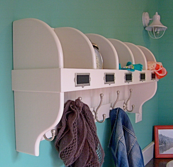 Cubby Coat Hook Shelf
