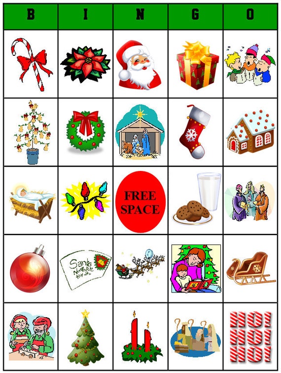 Christmas Bingo Printable For Large Groups Free Web These Free Bingo