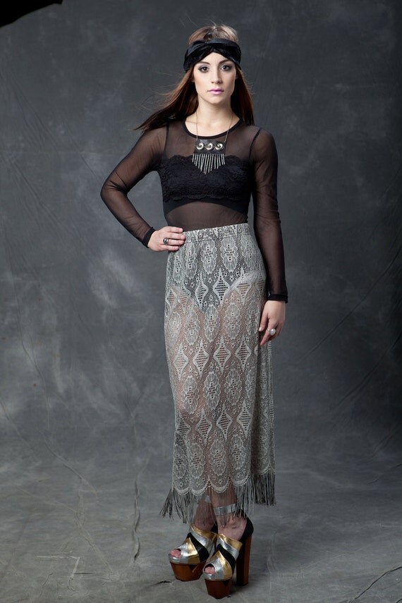sequin flapper skirt
