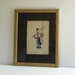 RESERVED Antique chinese export watercolor pith painting 19th century