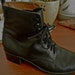Vintage Grunge Lace Up Black Boots Circa 89' Size 7
