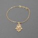 Gold Hamsa Hand Bracelet also available in sterling silver.