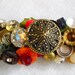 SALE Tutti Fruiti Vintage Button Bracelet