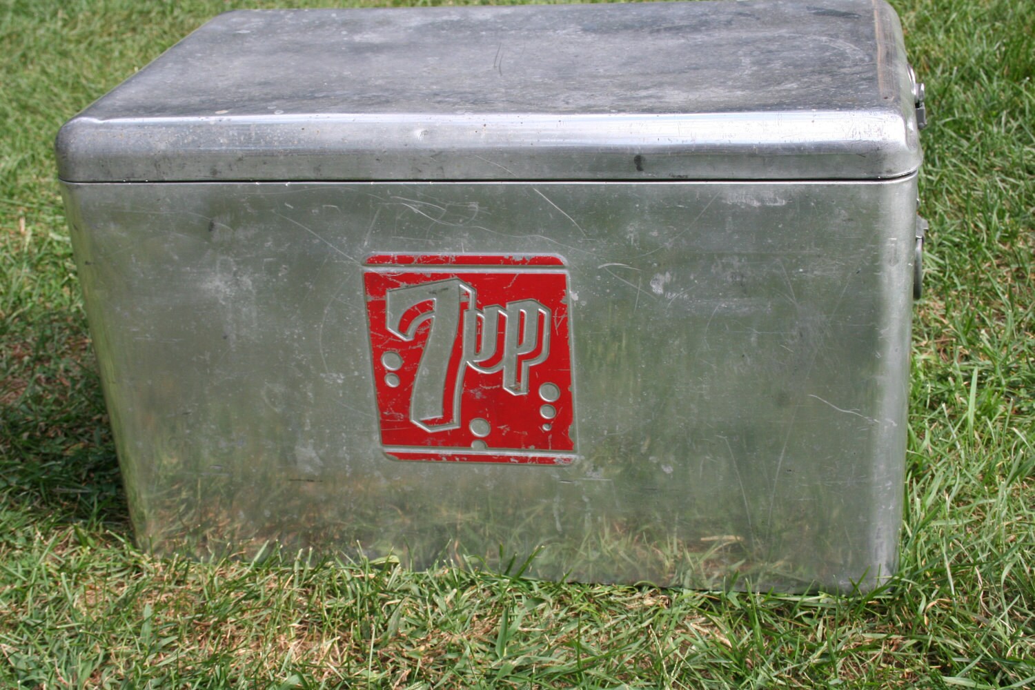 7up Cooler Aluminum Great Vintage Cooler