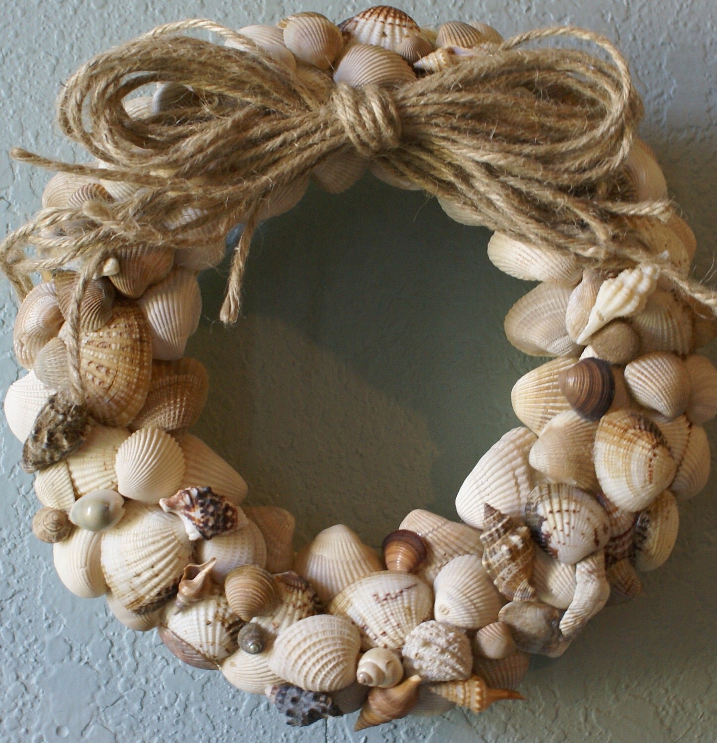 Download Natural seashell wreath tan brown beige eco friendly beach