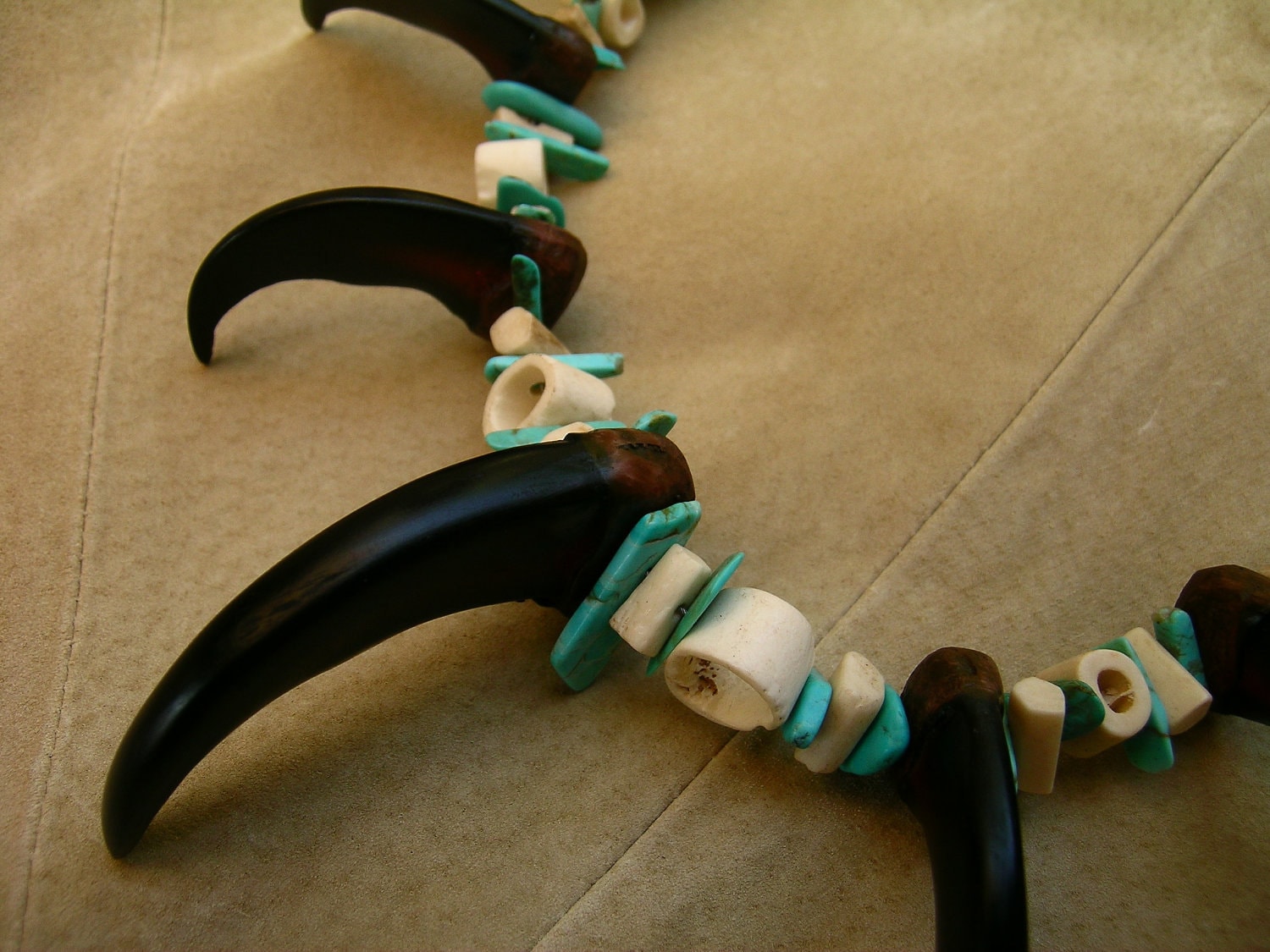 Wholesale Lot of 5 each 4 inch Reproduction Grizzly Bear Claws