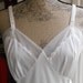 Vintage Full Length White Slip Gaymode Madmen Fashion Medium 36 Summer Sale