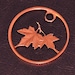 2006 Canada penny - cut coin charm - Maple leafs - Les Feuilles d Erable