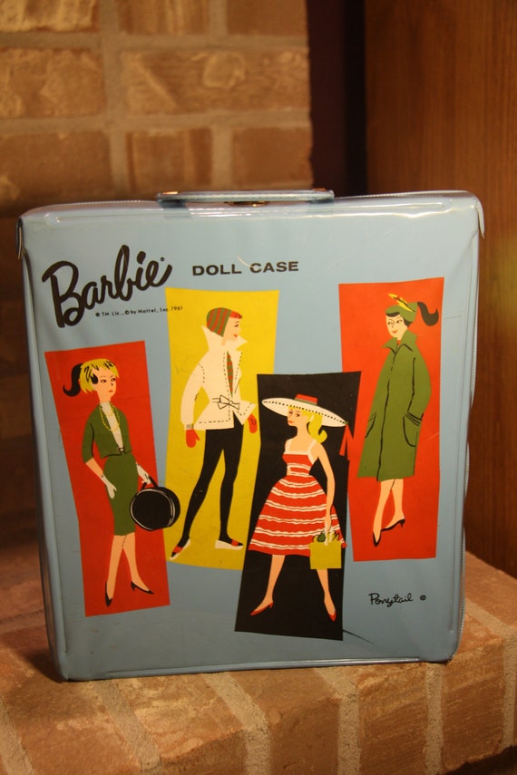 barbie doll case ponytail 1961