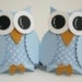 Owl Favor Boxes- Baby Shower Decorations - Owl Birthday Party