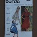 Misses Retro Burda Dress Pattern 8954 Sizes 8-16 1980s