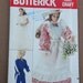 Vintage Butterick Barbie Doll Pattern 4687 Wedding Dress, Apron, Jog Suit 1980s