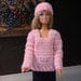 Pink Doll Winter Sweater and Hat