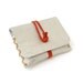 2 x 2 Square Business Card Holder in Silver Leather