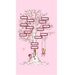 Children at Play - Family Tree Panel in Pink - DC5139-PINK-D - 1 Panel