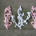 Upcylced Trio Of Vintage Syroco Sconces Circa 1960's