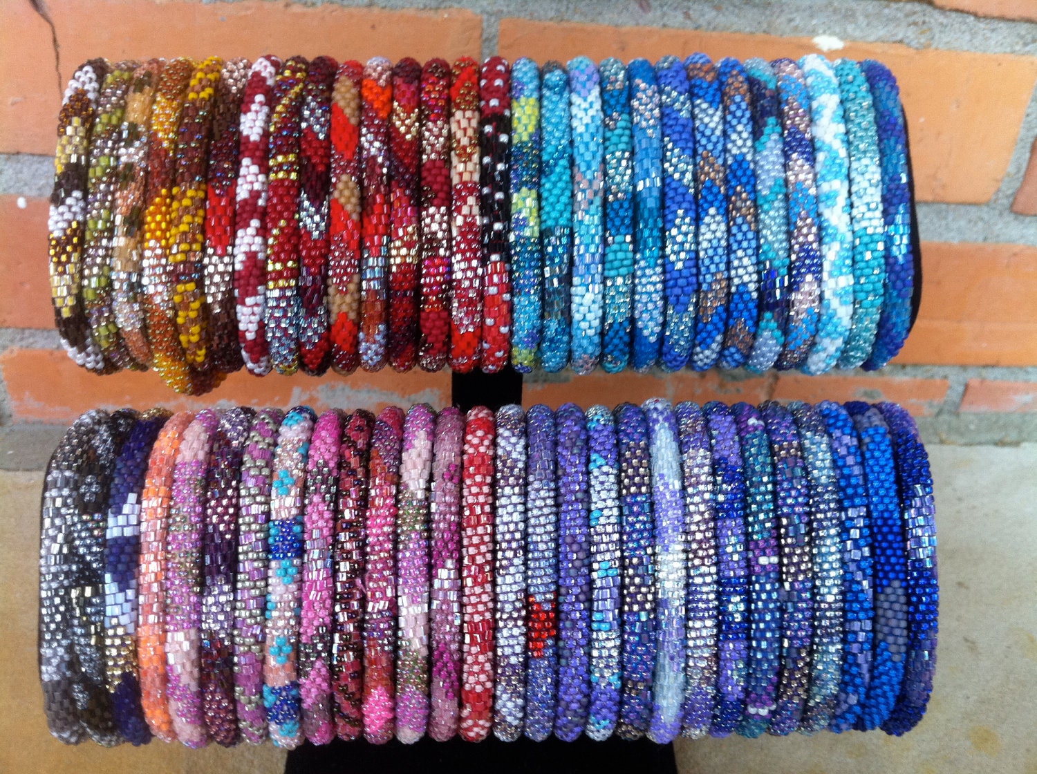 3 Lily and Laura beaded bracelets