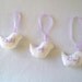 Christian Nursery Decor Plush Birds Baptism Gift for Girls (Set of 3)
