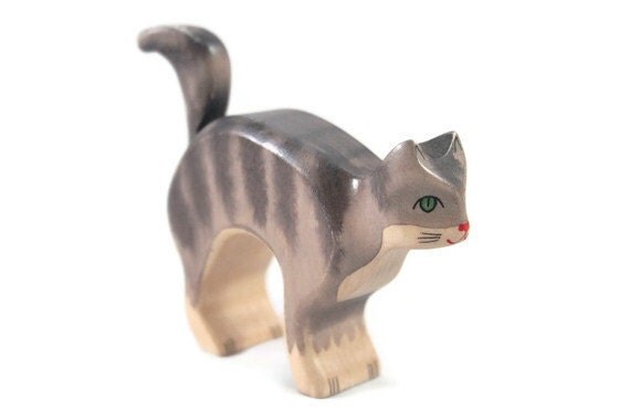 grey toy cat