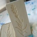 Ceramic Push Mold - Lavender Flower Pottery Press Mold - Relief Mold - Sprig Mold for Ceramic Decoration and Texture
