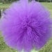 Purple Tulle Pom