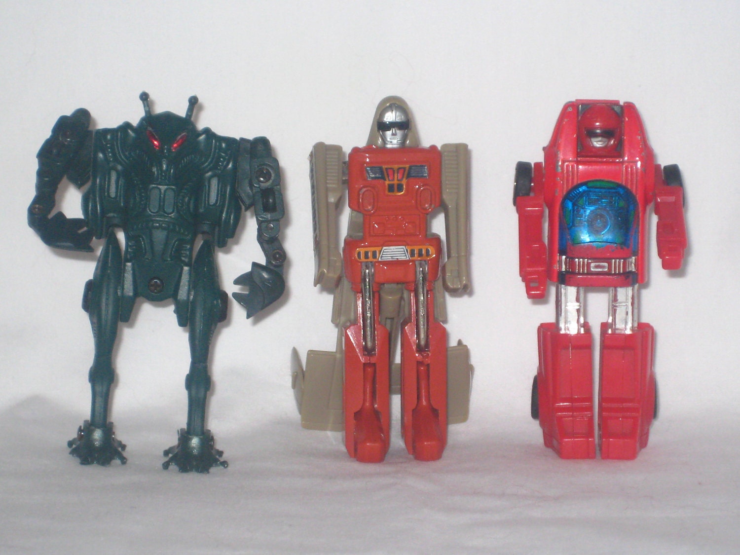 Vintage Gobots Action Figures Vamp Waterwalk and Turbo