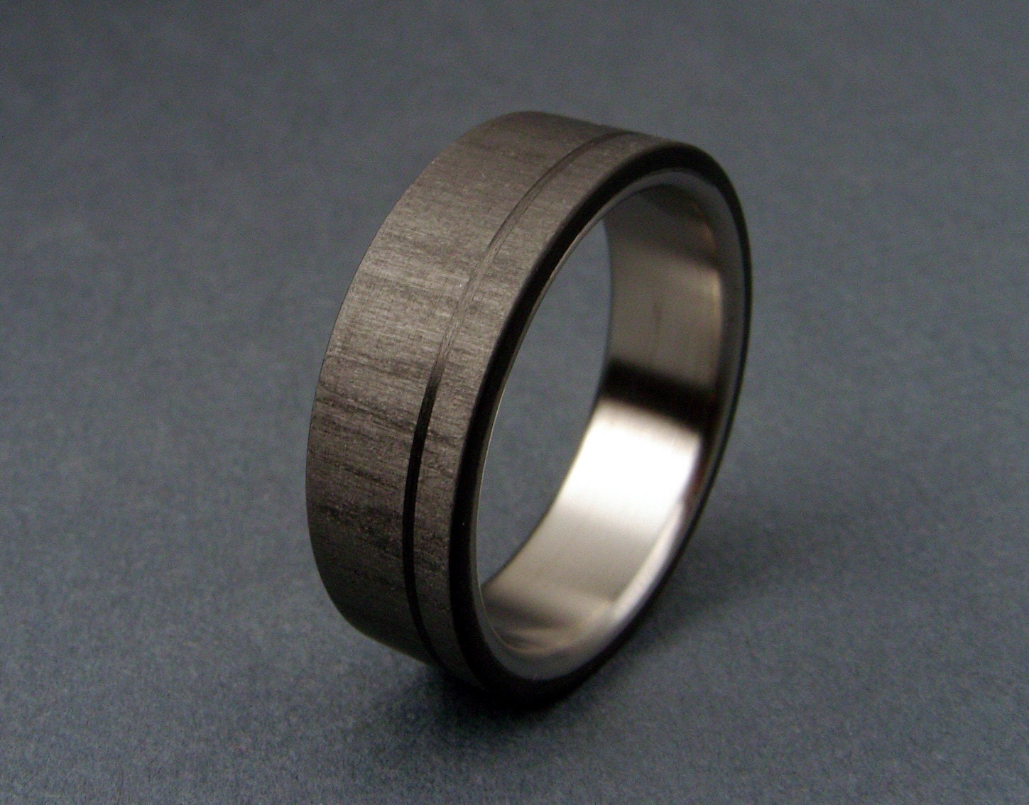 Carbon Fiber and Titanium ring
