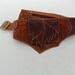 Sale Sequoia Burgundy and Light brown Leaf belt
